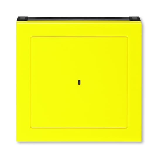 Kryt spínače kartového; žlutá/kouřová černá
